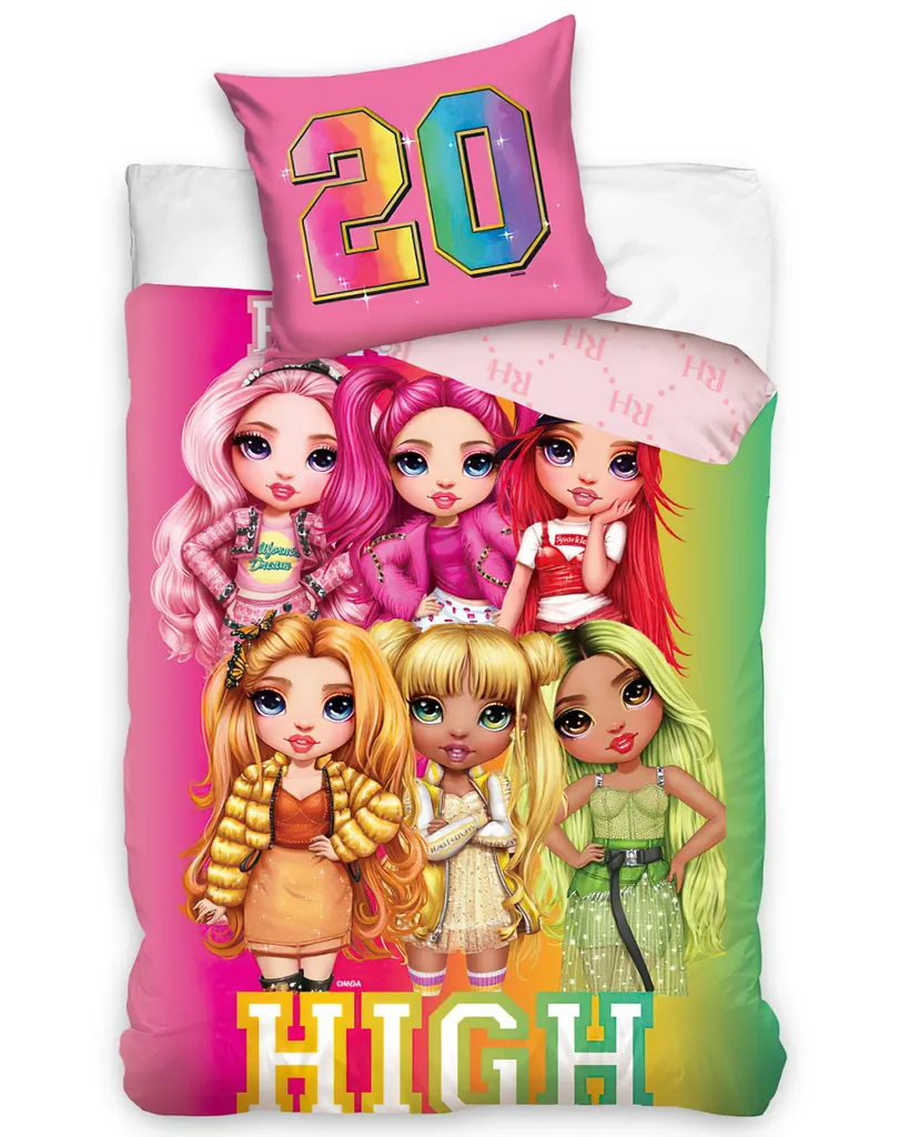 Poupée de literie Rainbow High Color Style pour décoration chambre enfant