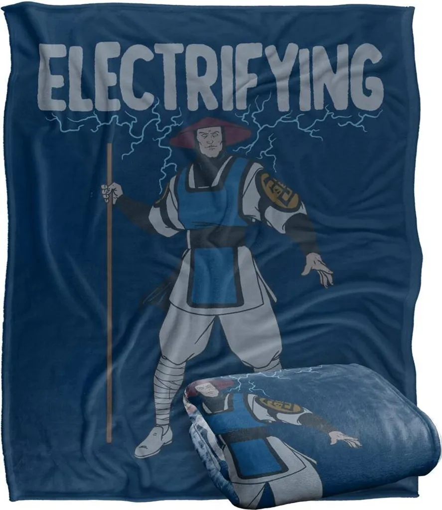 Plaid Mortal Kombat Electrifying Couverture Douce de Taille Unique - 2
