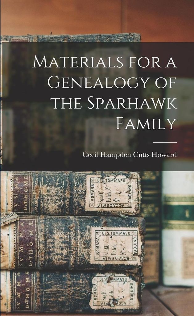 Materials For A Genealogy Of The Sparhaw – Lingua: Inglese