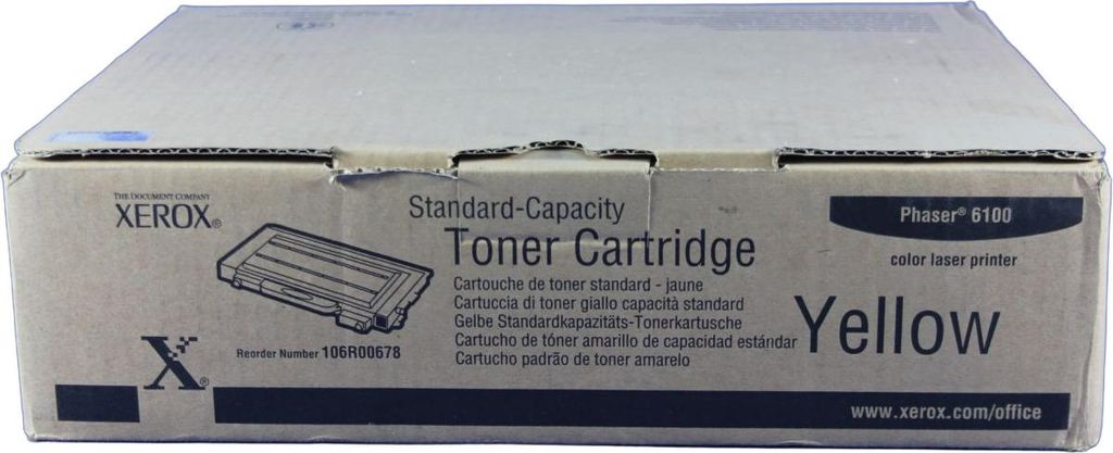Xerox 106R00678 Phaser 6100 Toner Yellow -B