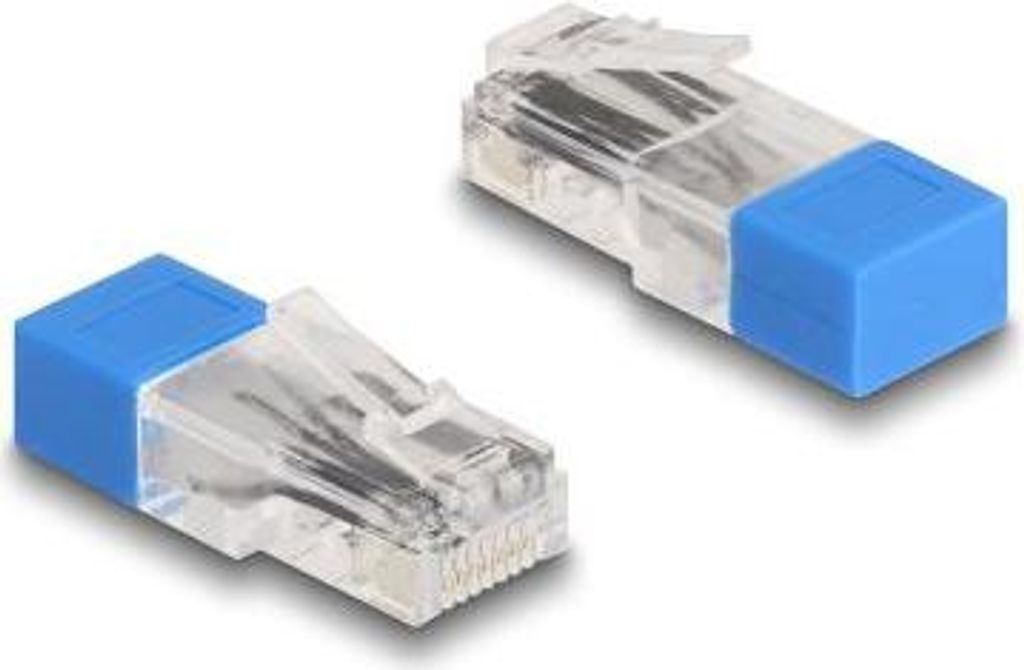 DELOCK DeLOCK RJ45 Stecker mit Abschlusswiderstand 120 Ohm blau