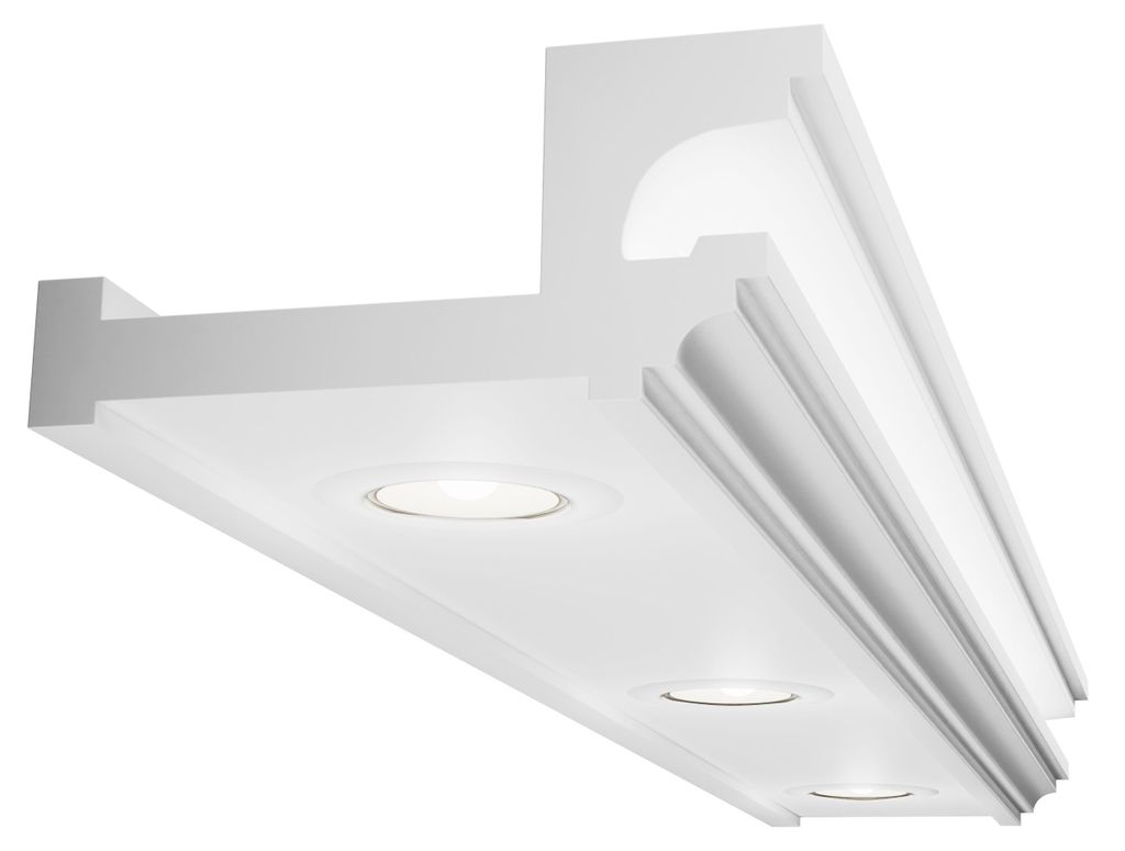 ELHARE Modanature per stucchi Profilo LED Spot Striscia di Immagine del prodotto 