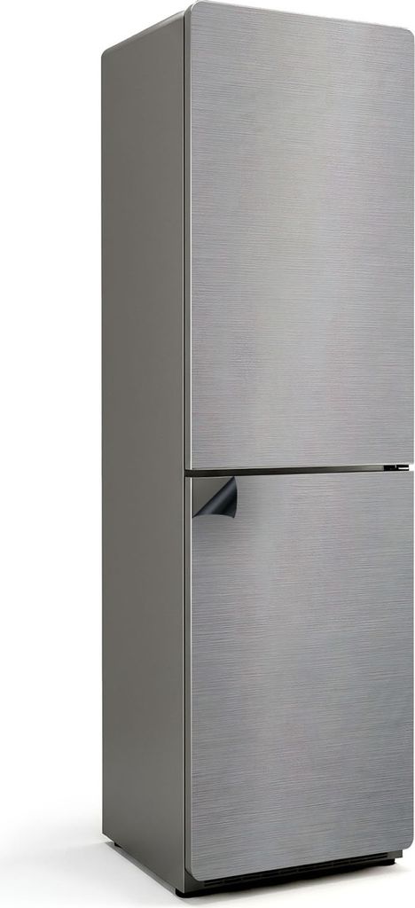 Metallische Textur mit Linien – Magnetische Kühlschrank Abdeckung – Dekorfolie magnetisch Küche – Kühlschrank Magnet Deko – selbstkleben...