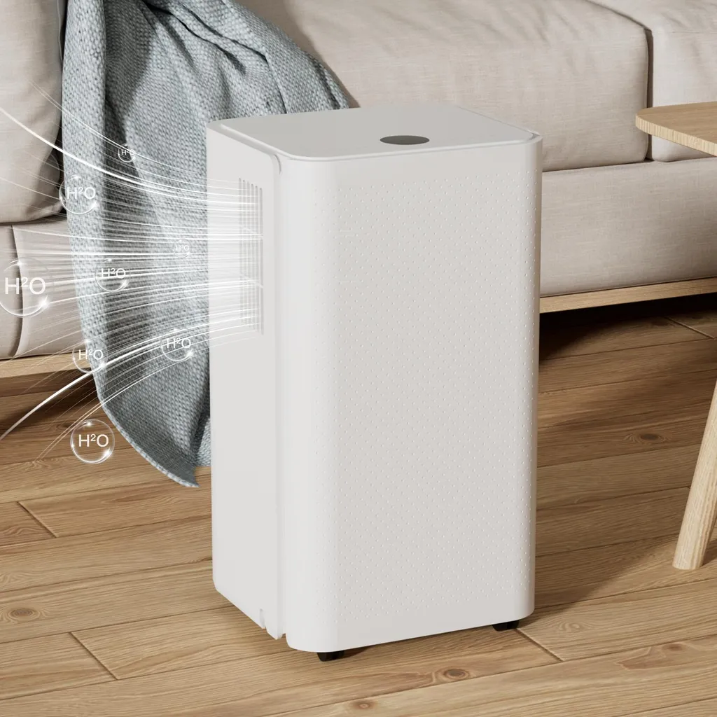Bettizia deumidificatore 16L/giorno, deumidificatore per ambienti 38dB, deumidificatore d'aria con serbatoio d'acqua da 2L e timer 24H deumidificatore, deumidificatore