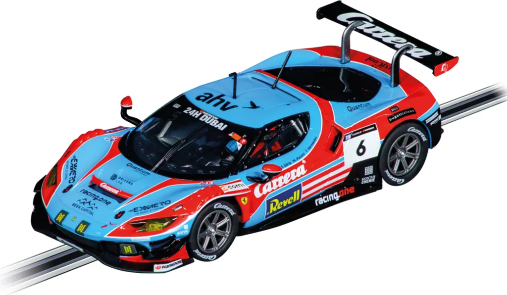 Ferrari 296 GT3 Carrera 1:32 - Voiture Slot haute fidélité 24H Dubai