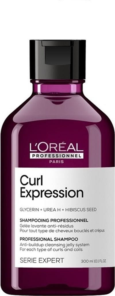 A product shot of a L'Oréal Professionnel shampoo bottle.