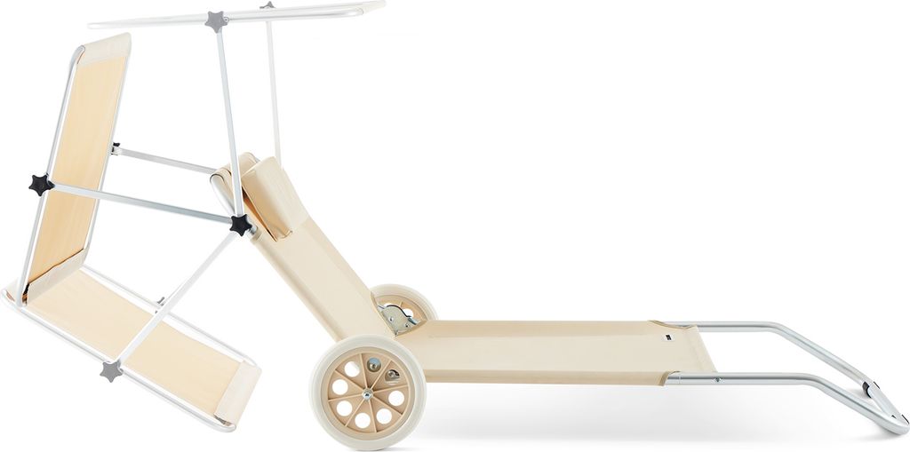 CASARIA® Sonnenliege Klappbar mit Dach Strandliege mit Produktbild 8