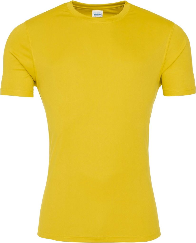 AWDis Just Cool Herren Smooth Kurzarm T-Shirt RW5357 (2XL) (Sonnengelb)