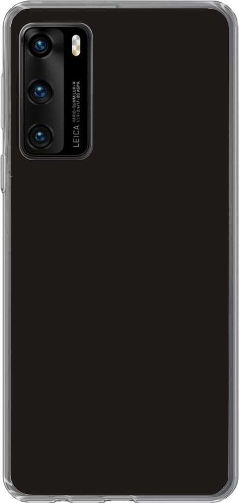 MuchoWow Handyhülle Schutzhülle Hülle für Telefoonhoesje Huawei P40 Grau - Herbst - Jahreszeiten - Farben Silikon Softcase Handy Hülle - Han...