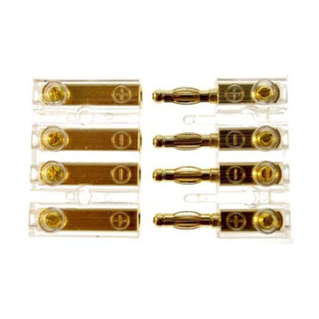 4-facher Bananenstecker, vergoldet Produktbild 