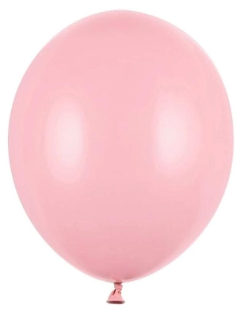 100 Stk. Luftballon Ø12cm "Uni Pastell" | Baby Pink Produktbild 