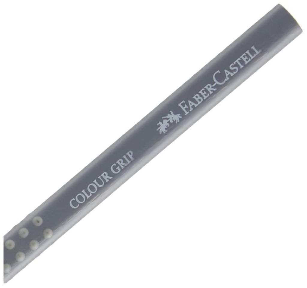FABER-CASTELL Dreikant-Buntstift Colour GRIP, kaltgrau IV
