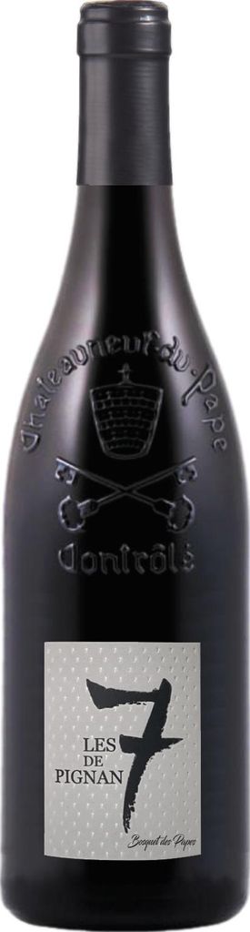 Bosquet des Papes Les 7 de Pignan Chateauneuf Du Pape 2022 | Rhone, Frankreich | 750ml 15.50% Vol.