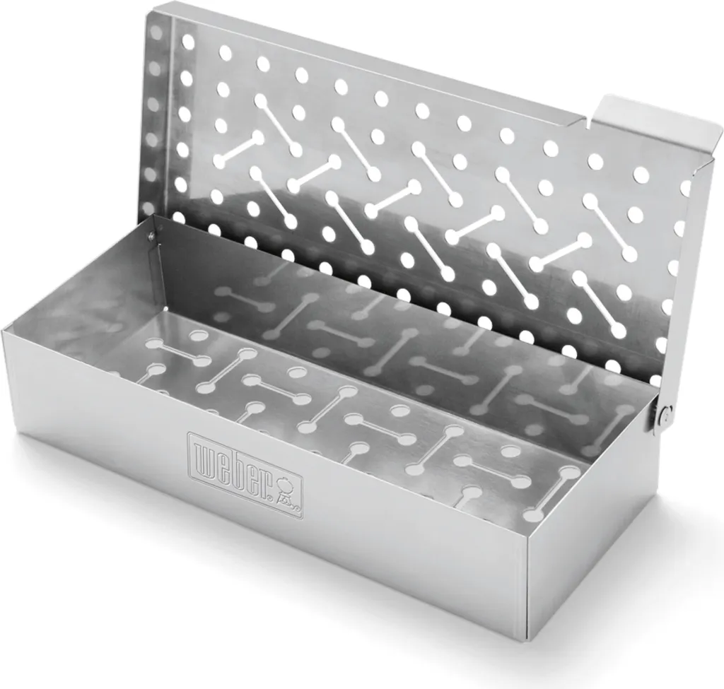 Boîtier de fumage pour barbecue Weber Q 2000 et Q 200 spécial saveur bois