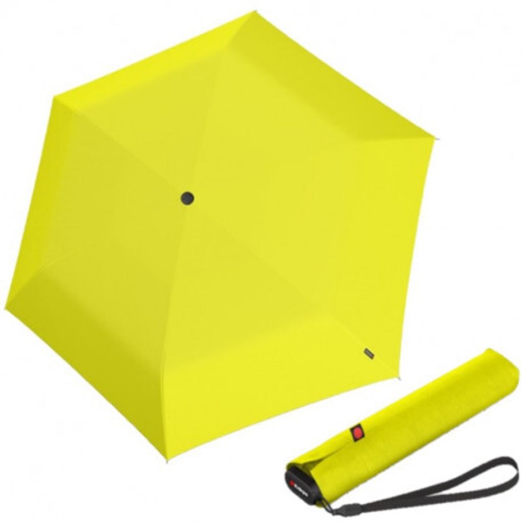 Knirps KNIRPS US.050 YELLOW - lehký dámský skládací plochý Obrázek produktu 