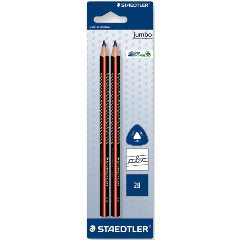 Staedtler Bleistift jumbo 2B 2ST Produktbild 