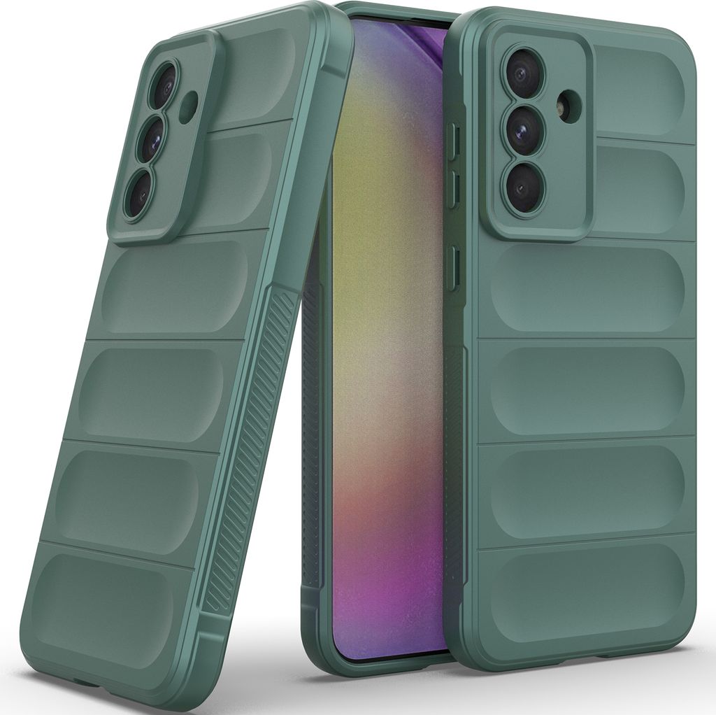 Handyhülle für Samsung Galaxy A56 / A36 Weich TPU Silikon Stossfest Anti-rutsch Hülle Grün