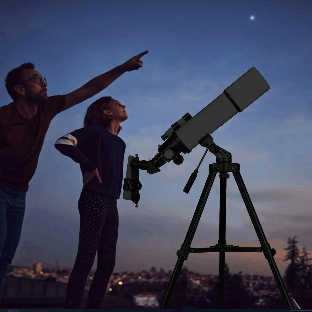 Télescope 80mm à Large Ouverture avec Optique Multicouche et Accessoires