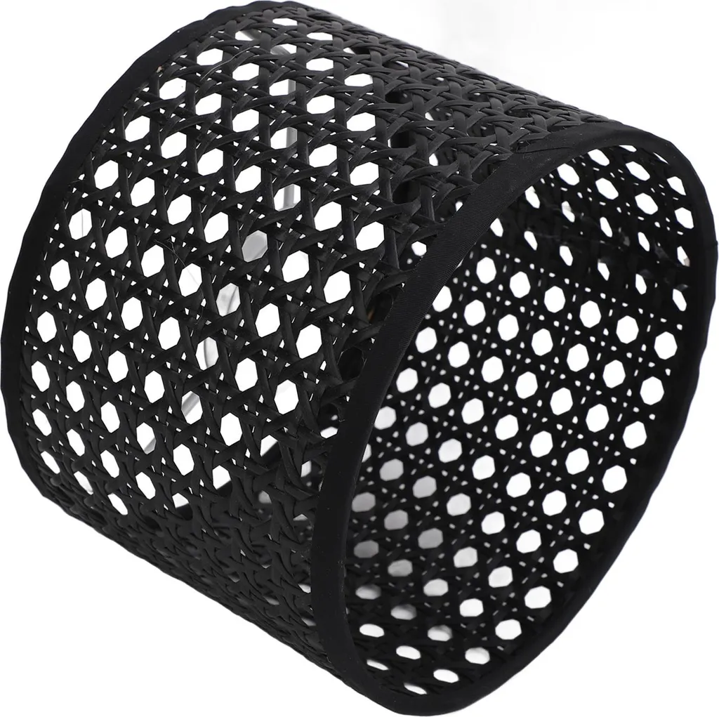 Abat-jour Cylindrique Creux Sculpté Style Moderne pour Lampe de Table