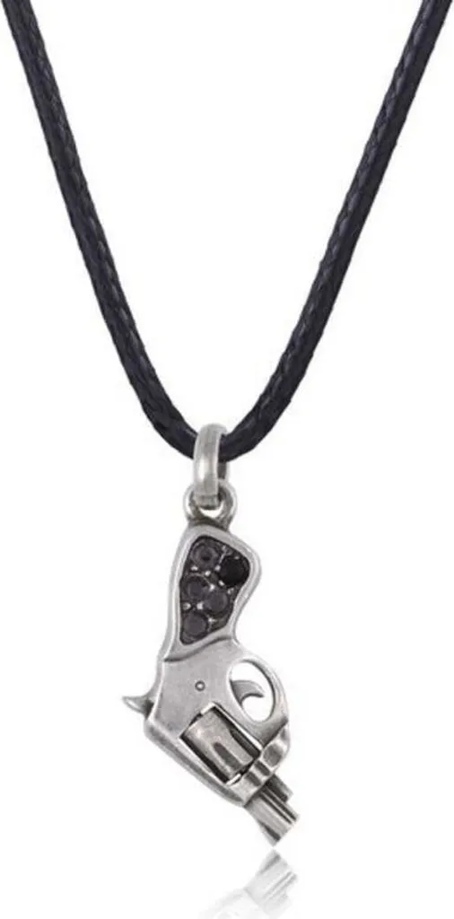 Ciondolo Time Force TJ1003C03: Un'Emozione in Argento Nero 70cm