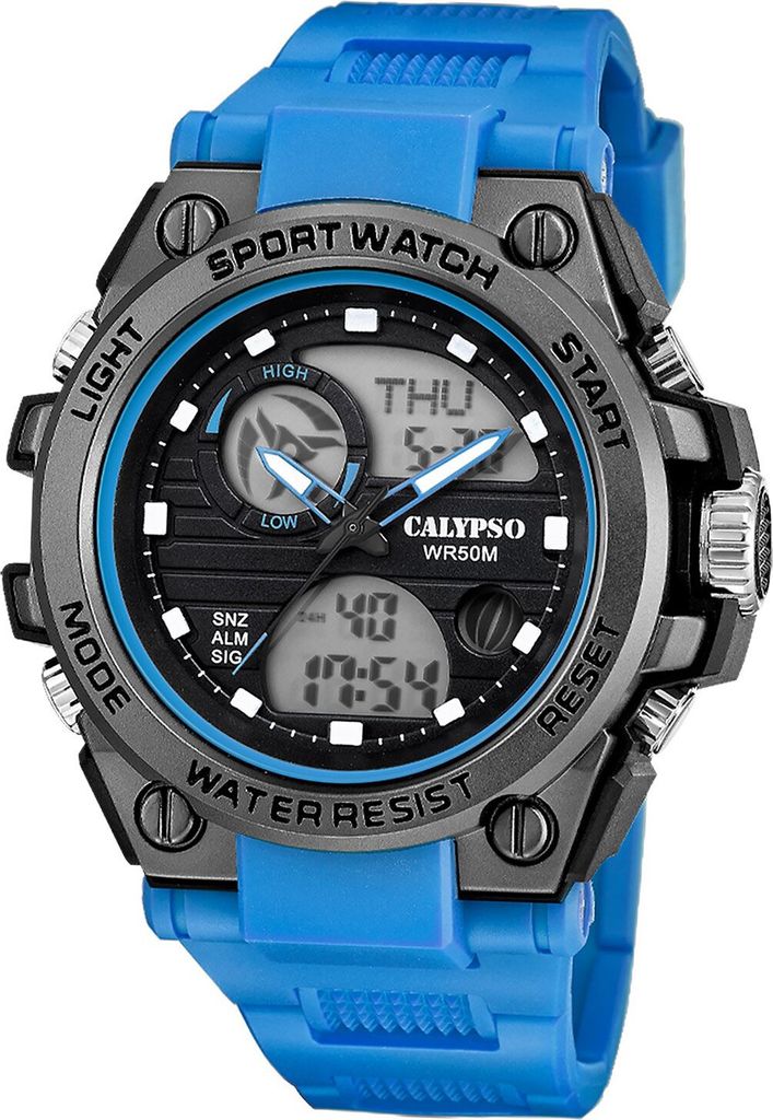 Calypso Herren Armbanduhr blau K5854-1