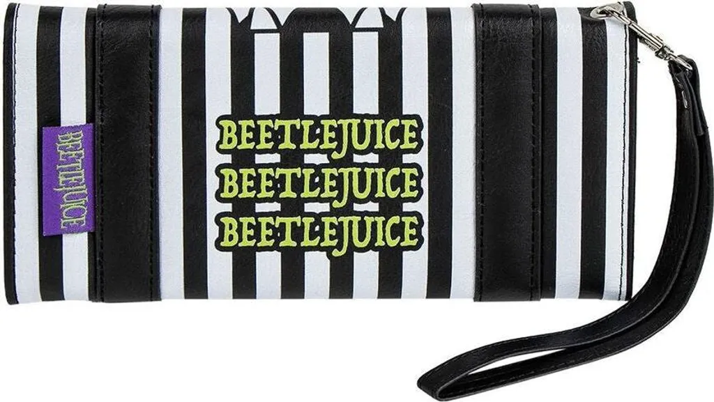 Portefeuille Beetlejuice multi-cartes avec compartiment zip sécurisé