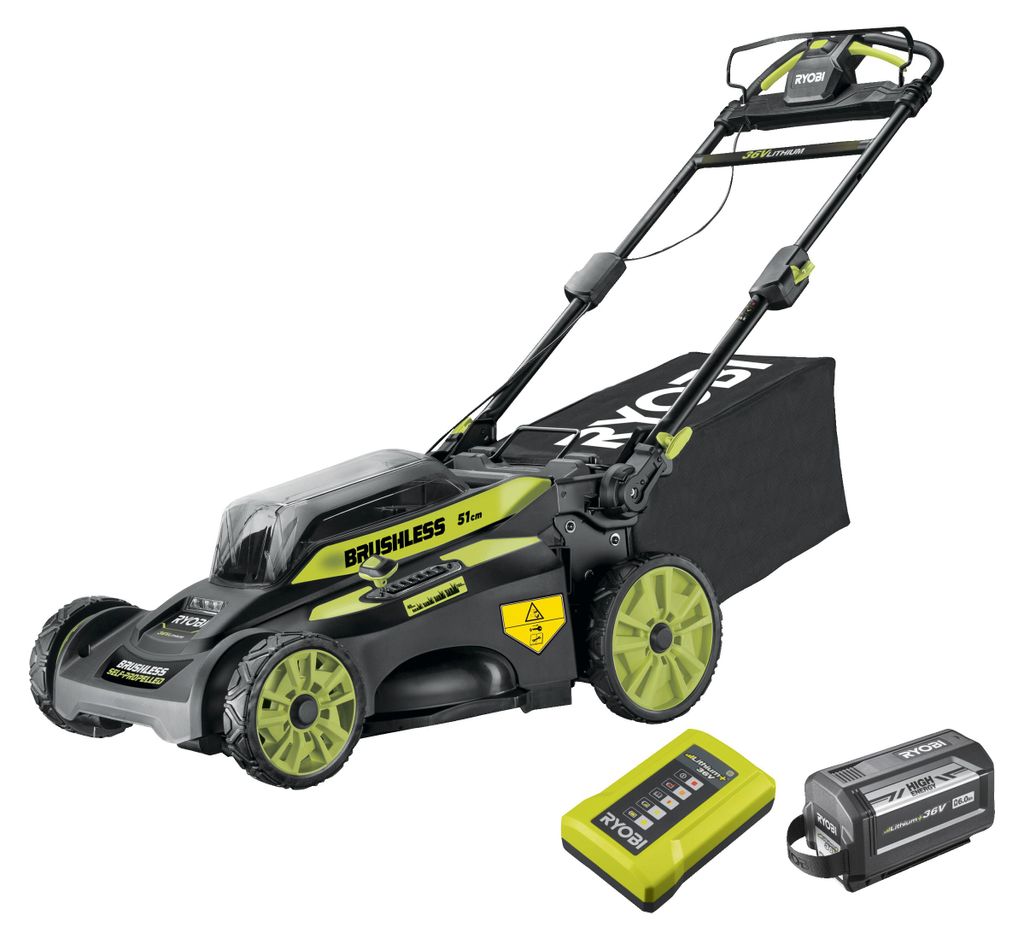 Ryobi RY36LMX51A-160, Schubrasenmäher, 2000 m², 51 cm, 4 Produktbild 