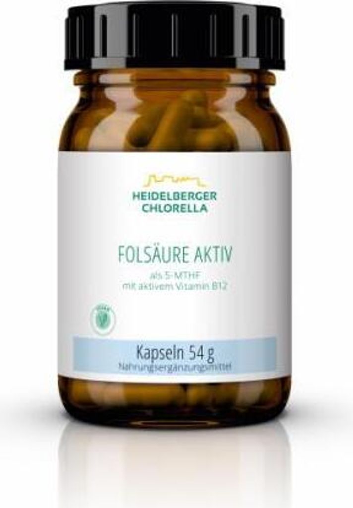 Folsäure Aktiv plus Vitamin B12 aktiv Kapseln 120 St