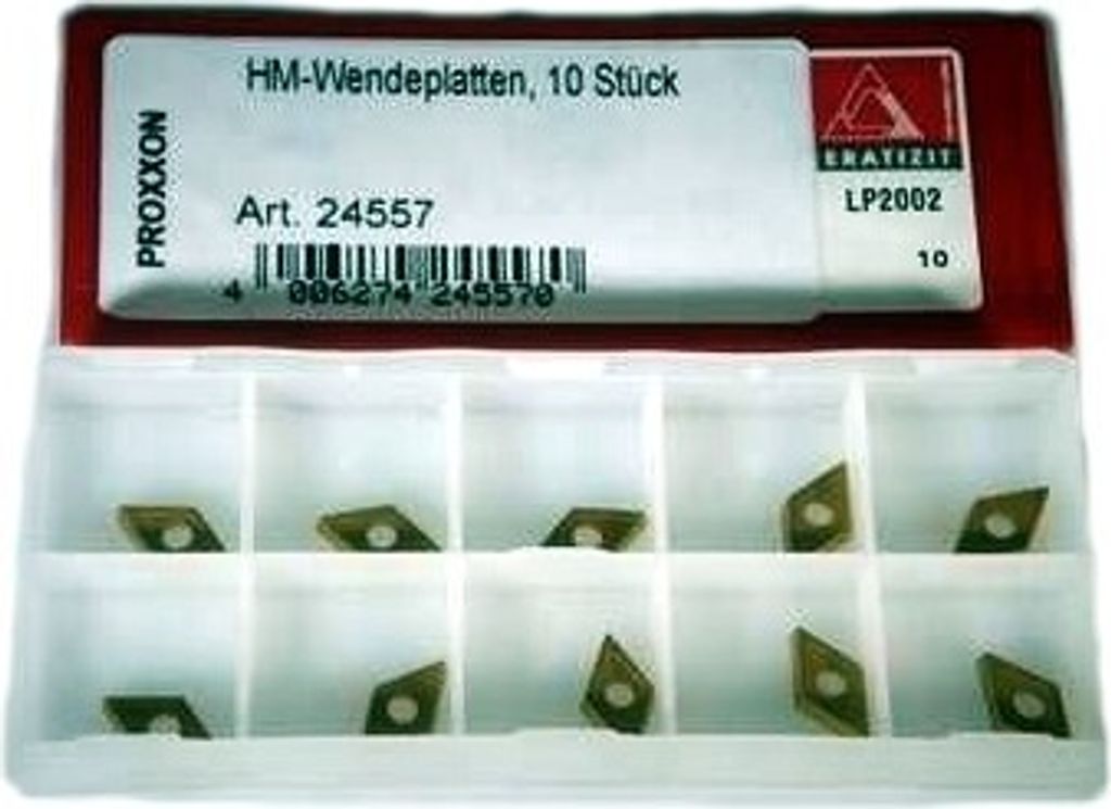 Proxxon HM-Wendeplatten, 10 Stück, 24557