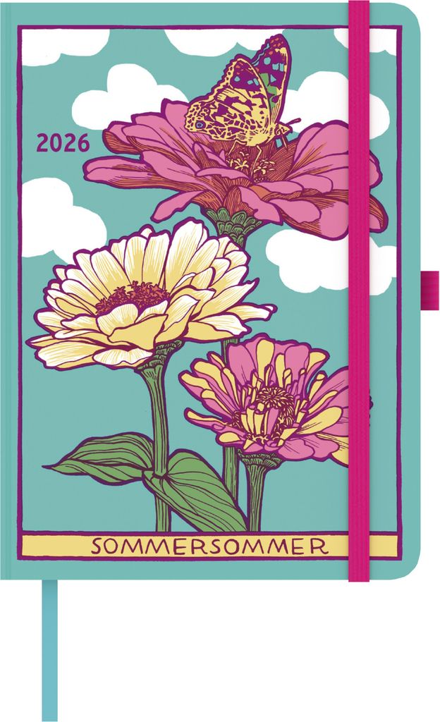 Kat Menschik - Notizkalender 2026 - Blumen