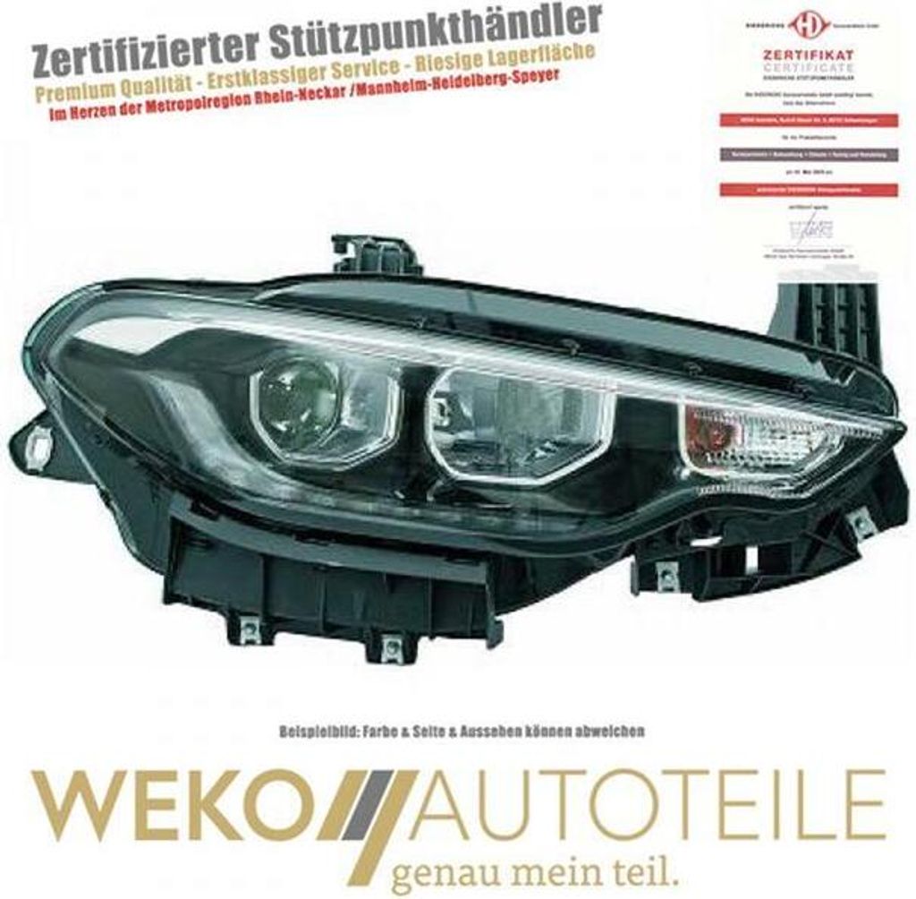 Scheinwerfer rechts DIEDERICHS 3464082 passend für FIAT