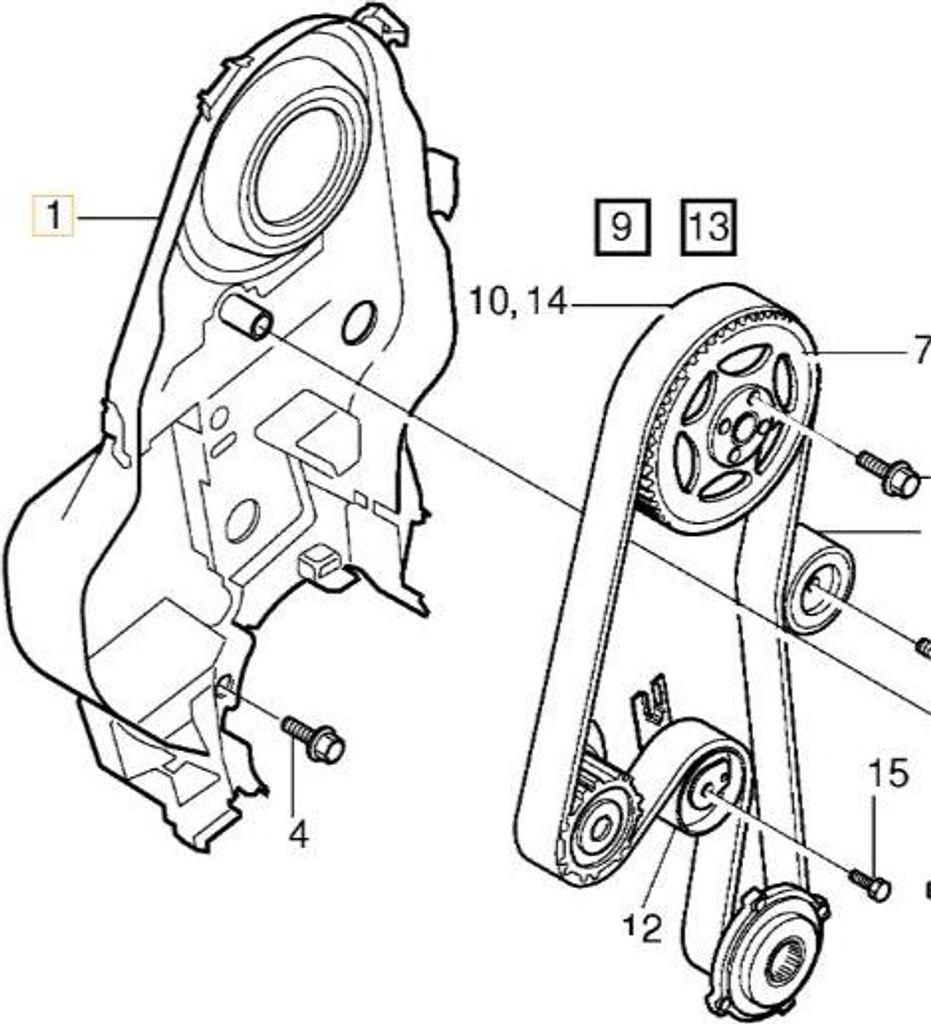 VOLVO XC90 V70 XC70 S60 S80 coperchio distribuzione 8631626 Immagine del prodotto 