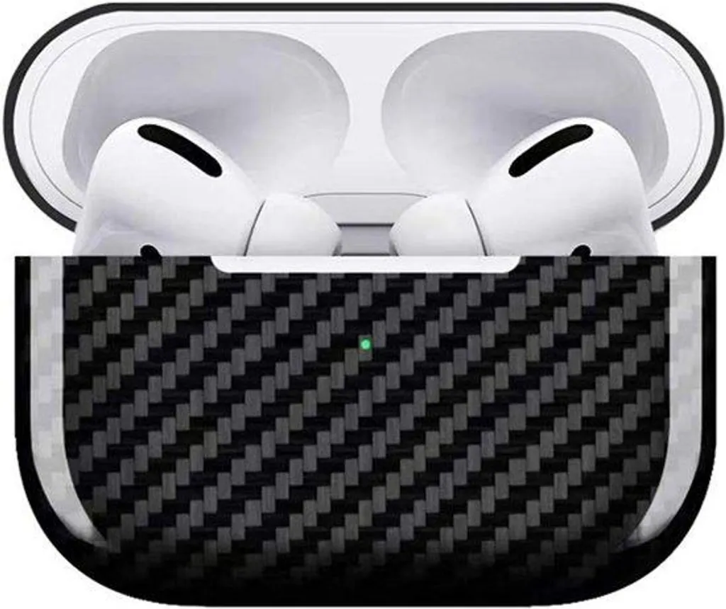 Étui écouteurs carbone pour sport et voyage - Coque fine antichoc