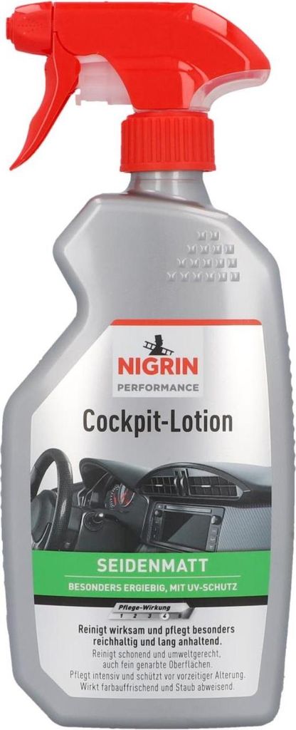 Nigrin Cockpit-Lotion Pfleger 500ml Kunststoff-Pflege Produktbild 
