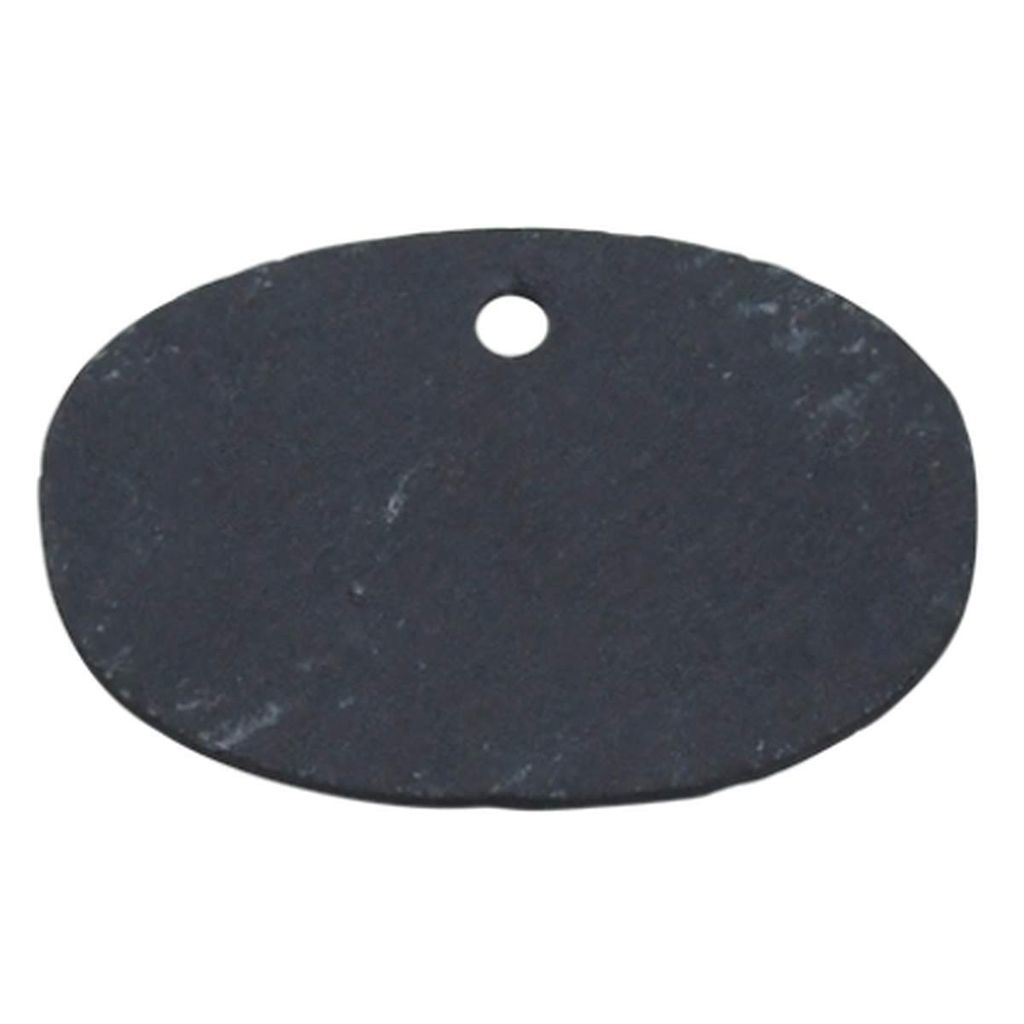 Esschert Design Pflanzenschild Oval 7,5 x 4,5 cm aus Schiefer