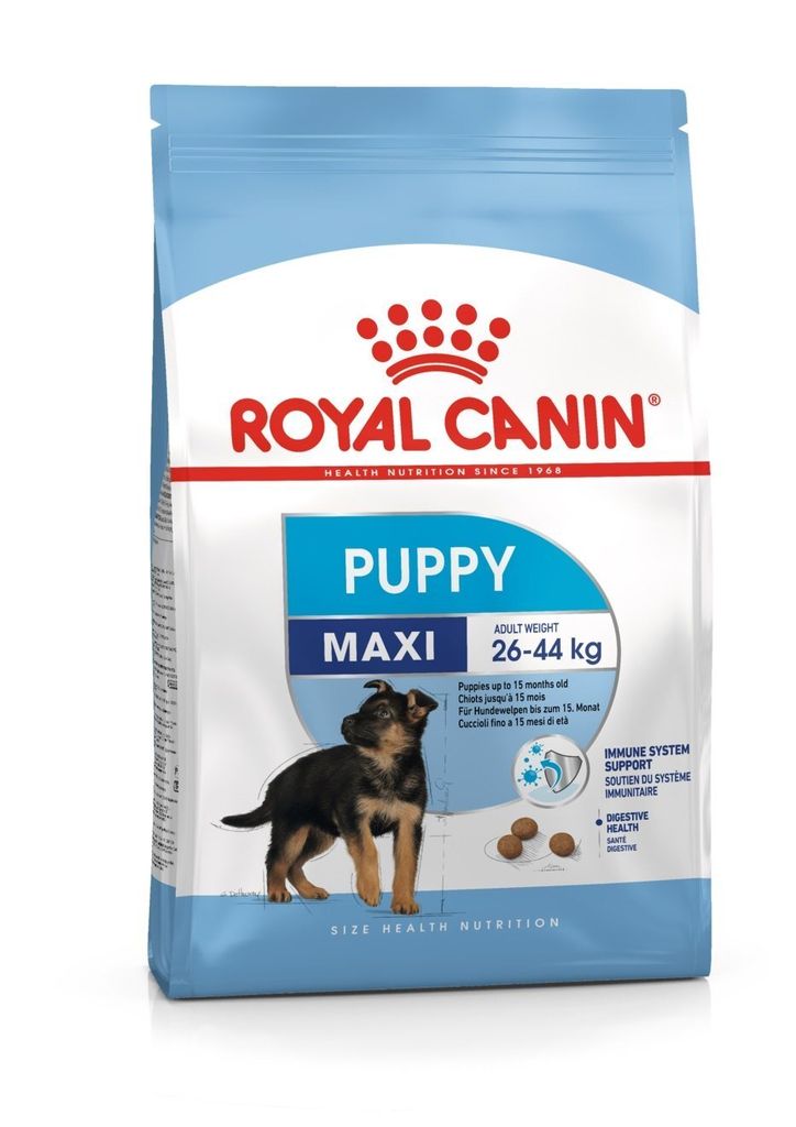 Pienso Royal Canin Maxi Puppy Cachorro/Junior Pollo Arroz Aves 4 Kg
