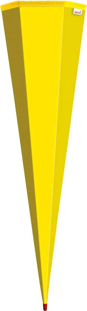 Réussissez votre Schultüte DIY Jaune 85cm avec le Support ROTH 668515
