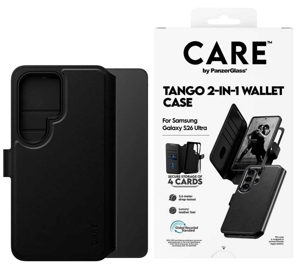PanzerGlass CARE™ by ® Tango 2-in-1 Wallet Case w. Qi Obrázok produktu 