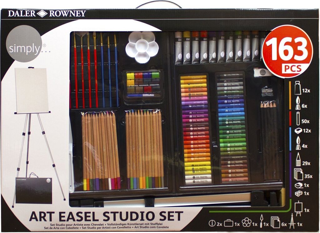 Daler Rowney Simply Kunstset 163 Stk Produktbild 