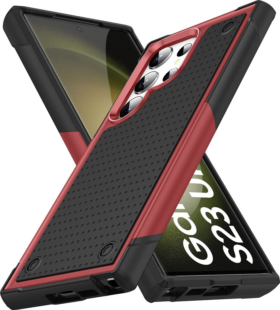 Für Samsung Galaxy S23 Ultra Hülle Militärqualität Stoßfest Produktbild 