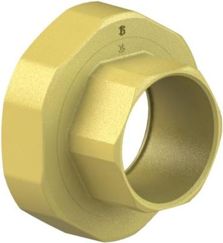 JS ABGANGSVERSCHRAUBUNG FUER KUPFERROHR, 42MM x 2 1/4"