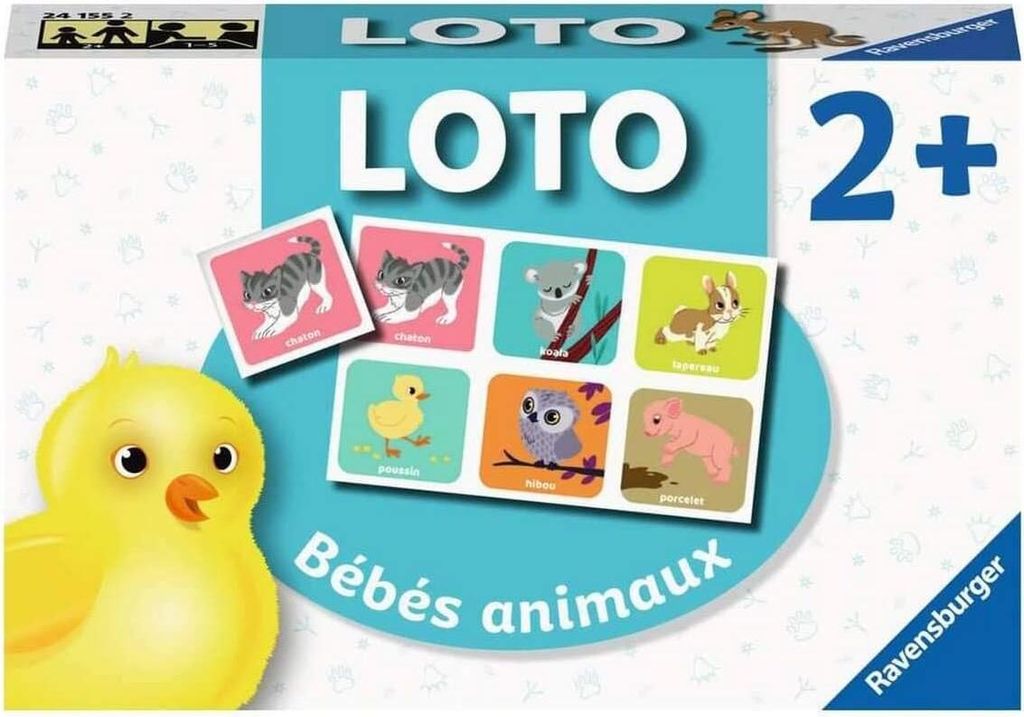 Ravensburger Loto Bébés animaux, 2 an(s) Image du produit 