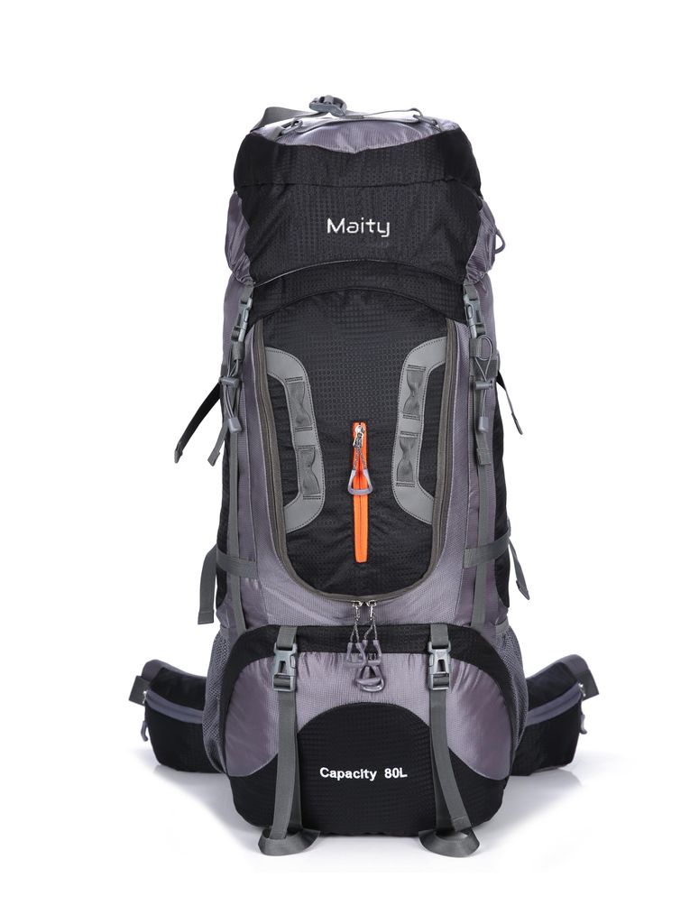 MAITY 80L großer Trekkingrucksack Schwarz Produktbild 