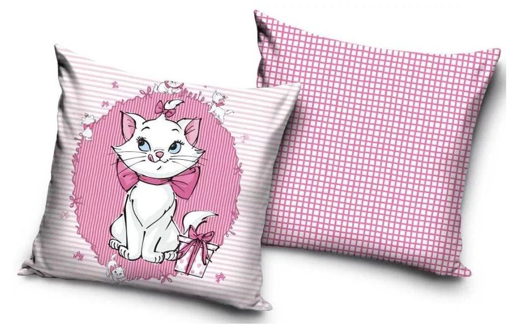 Disney Marie Katzenkissenbezug 40x40 cm Velours Produktbild 