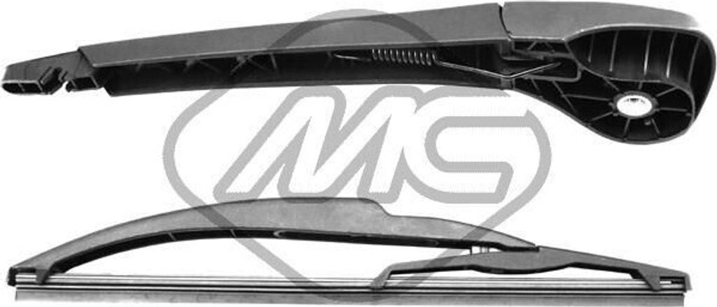 Metalcaucho Heckscheibenwischer + Arm Stück Hinten für RENAULT MODUS / GRAND MODUS (F/JP0) 260mm
