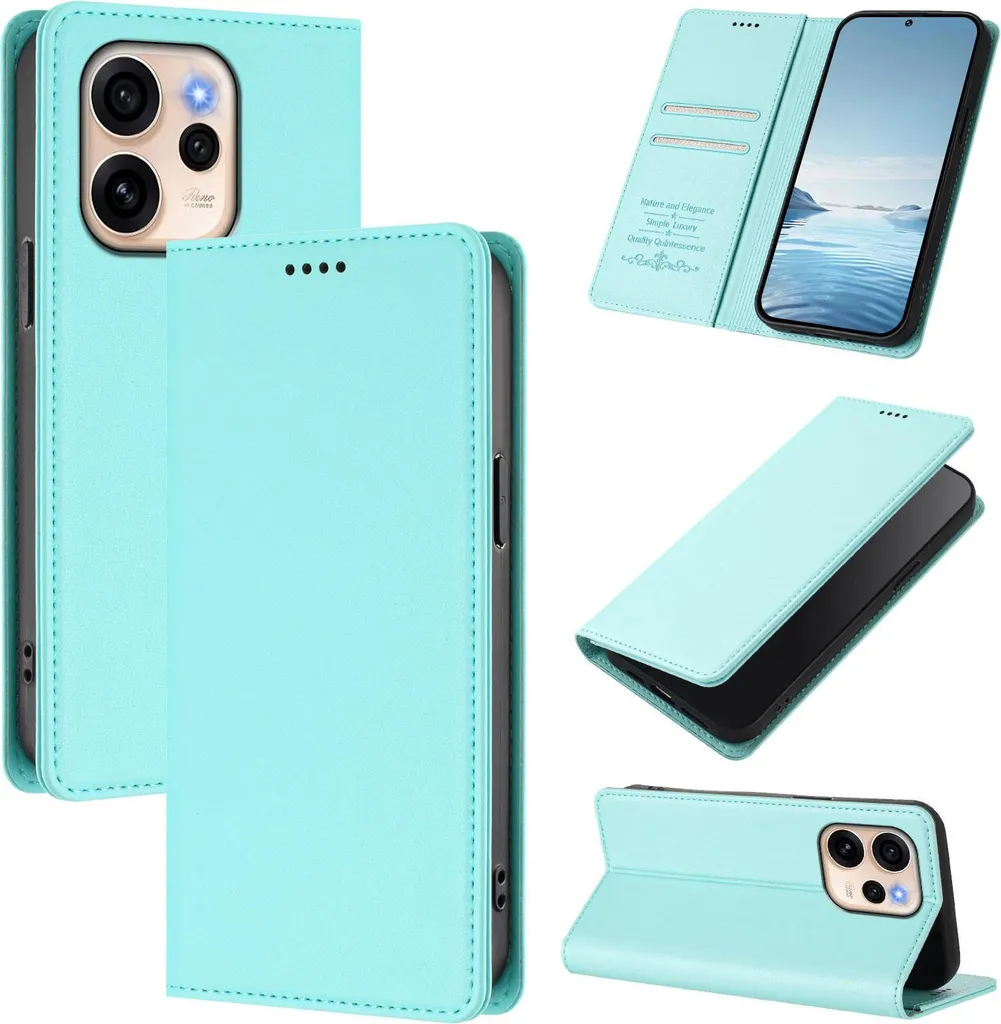 Custodia Morbida In TPU Trasparente Per OPPO Reno15 F 5G E Reno15 FS 5G – Cover Con Gradiente Blu Viola, Antiurto