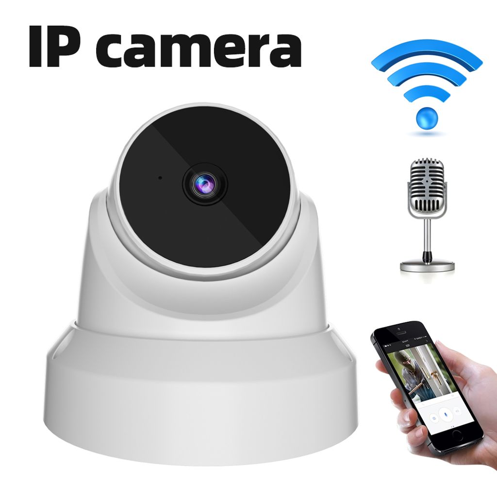 Falke ÜberwachungsKamera innen wlan handy 1080P WLAN IP Kamera Babyphone