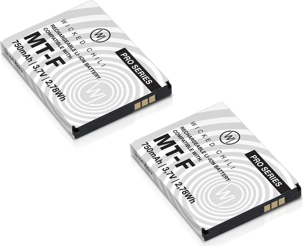 Lot de 2 batteries de rechange pour Fritz Fon C5 et Motorola F3 - Li-Ion 3.7V