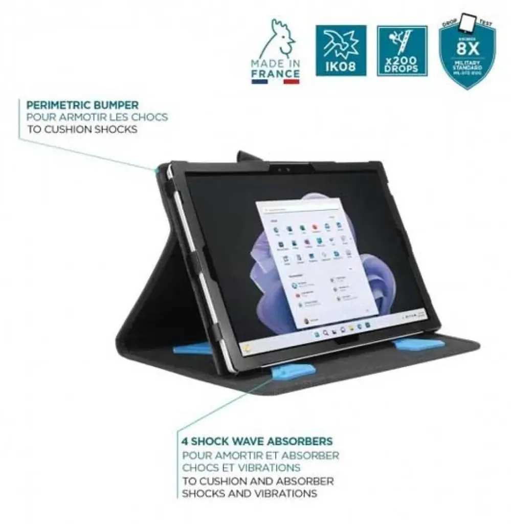 Protection tablette Surface Pro 8 et 9 pour usage nomade Mobilis Pack - 5