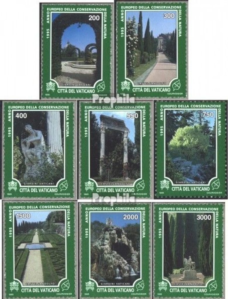 Briefmarken Vatikanstadt 1995 Mi 1145-1152 (kompl.Ausg.) postfrisch Naturschutzjahr